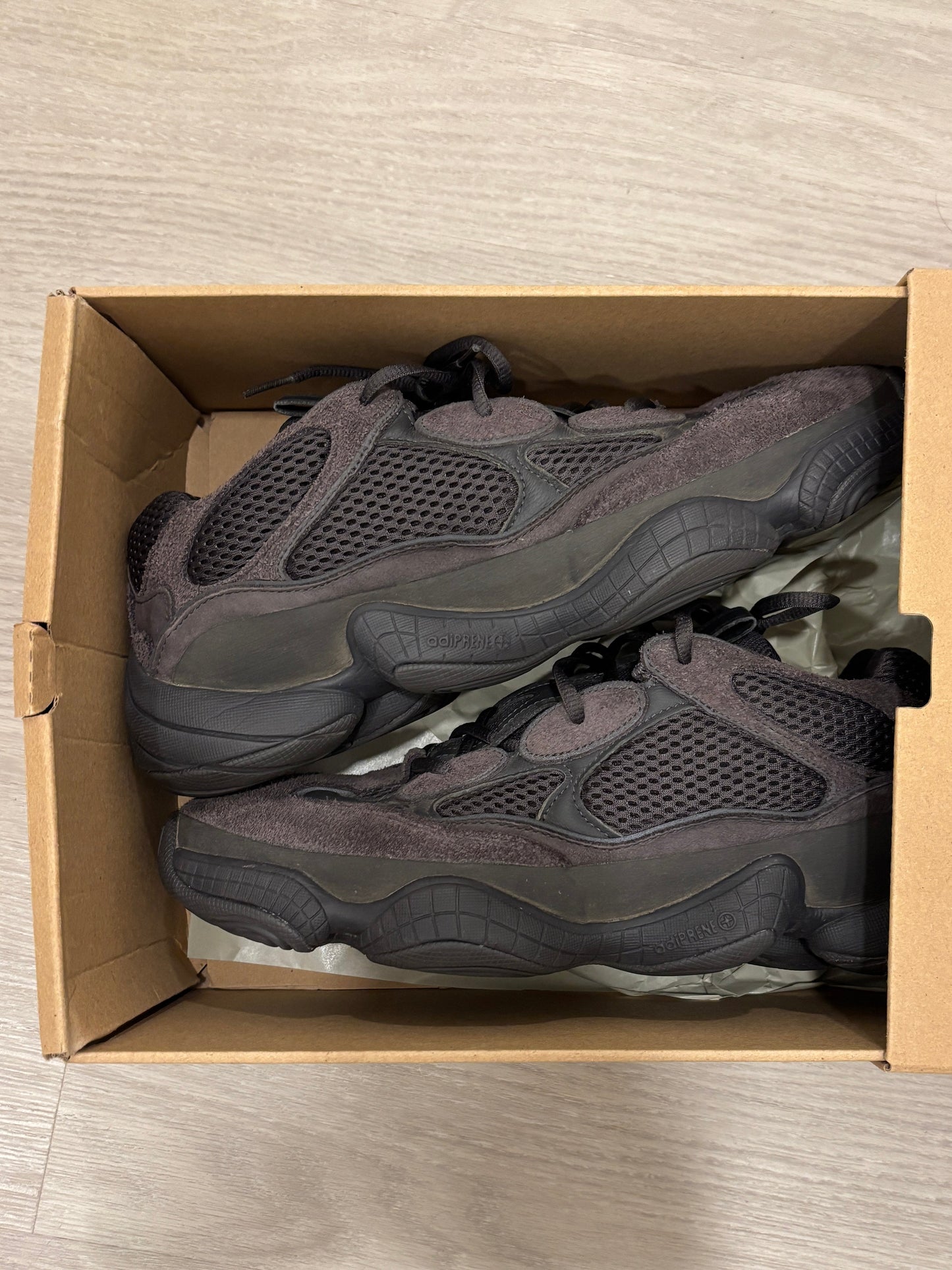 Adidas Yeezy 500 "Utility Black" - Size 11.5 - OG All - Pre-Owned