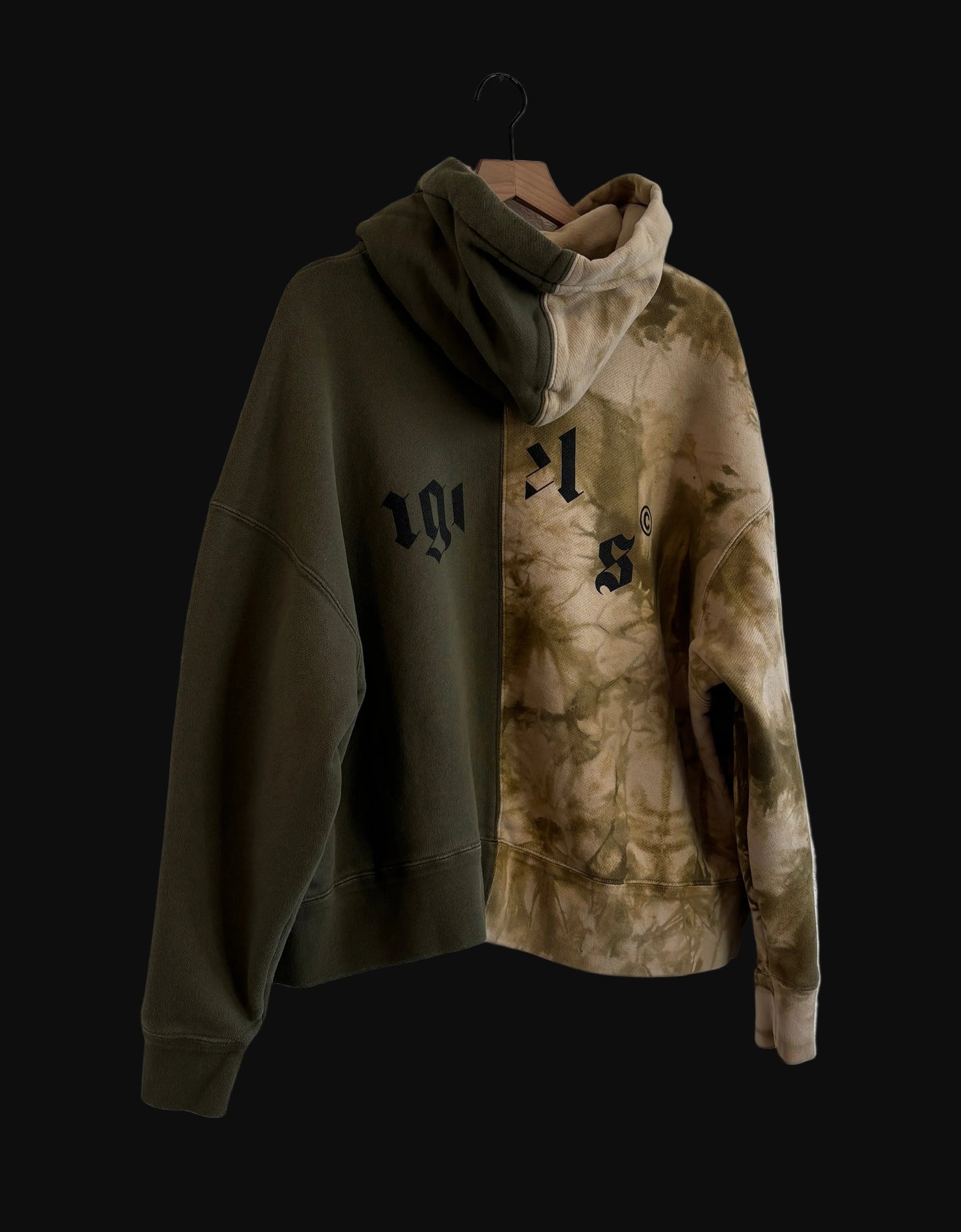 Palm Angels Broken Logo Hoodie - Size Large - Pre-Owned