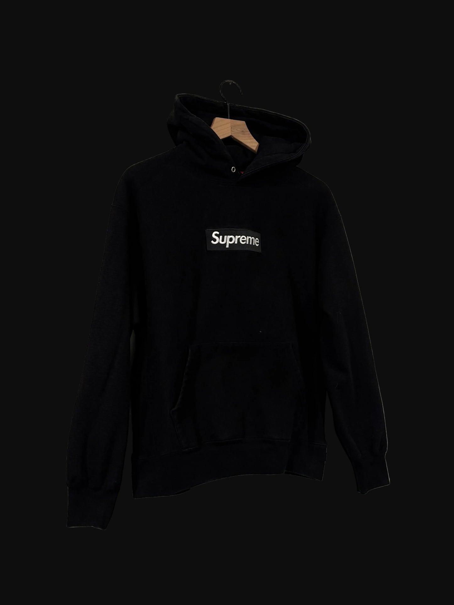Supreme Box Logo Hooded Sweatshirt Black (FW23) - Size Small - Pre-Owned