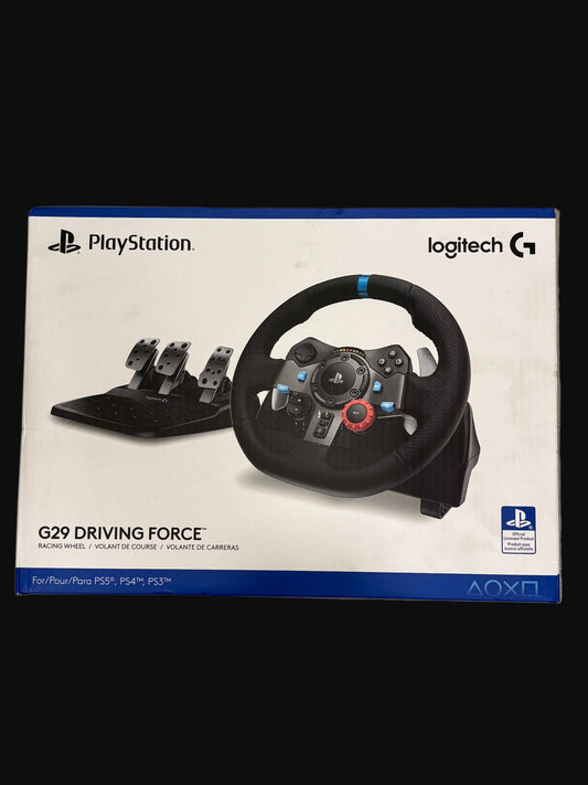 Logitech G29 Racing Wheel and Floor Pedals for PS5/PS4/PC/Mac - Brand New
