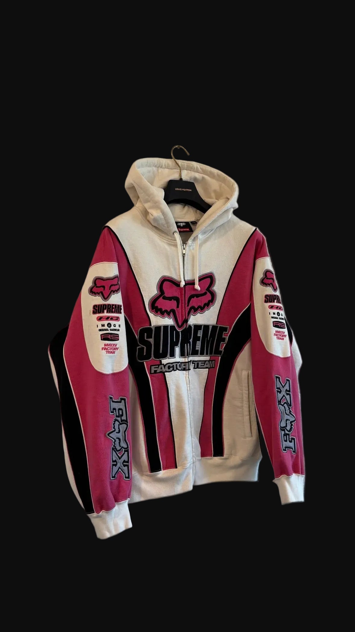 Supreme x Fox Racing Zip-Up - Size Large - Pre-Owned