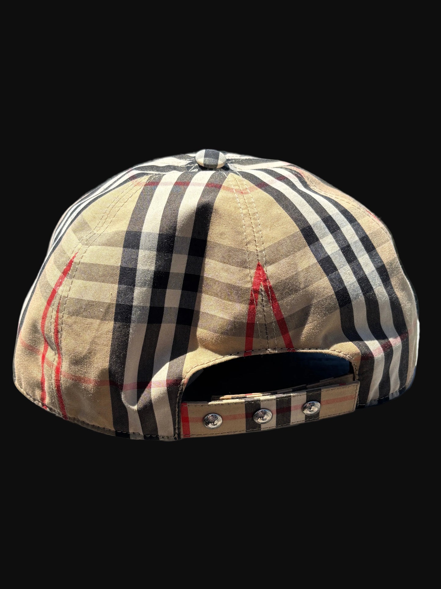 Burberry Check Baseball Cap - Pre-Owned