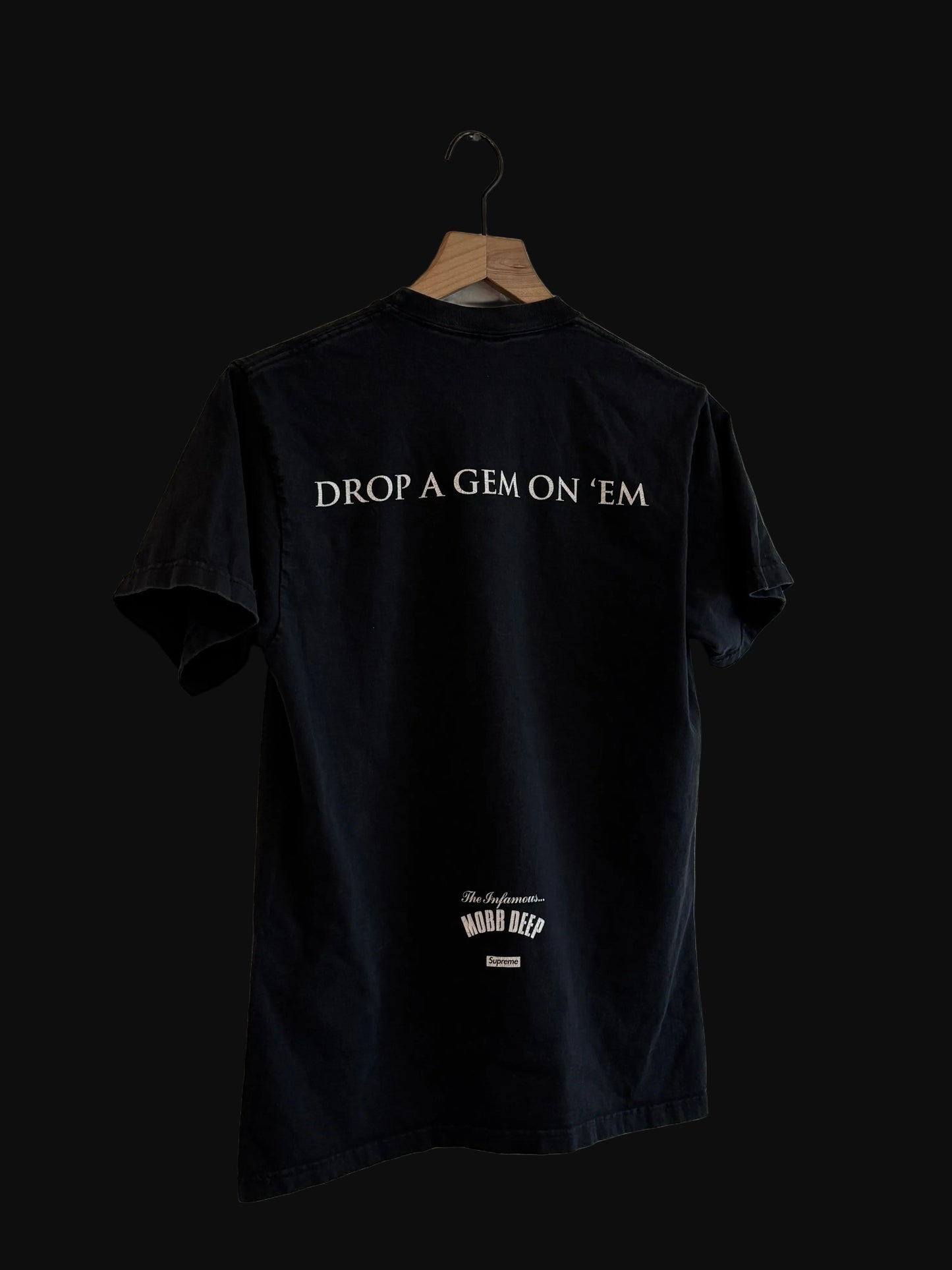 Supreme x Mobb Deep Dragon Tee Black - Size Small - Pre-Owned