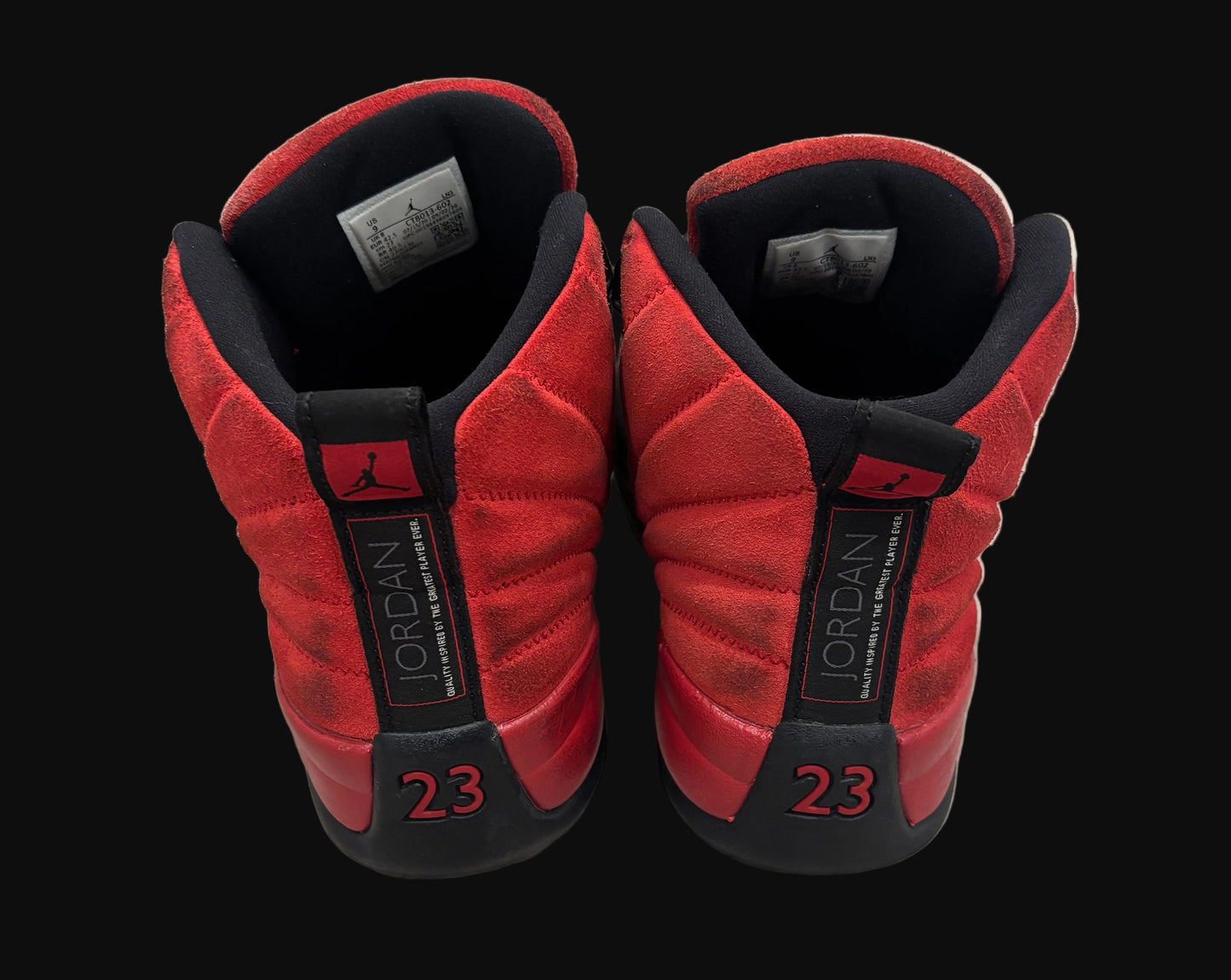 Jordan 12 "Reverse Gym Red" - Size 9 - OG All - Pre-Owned