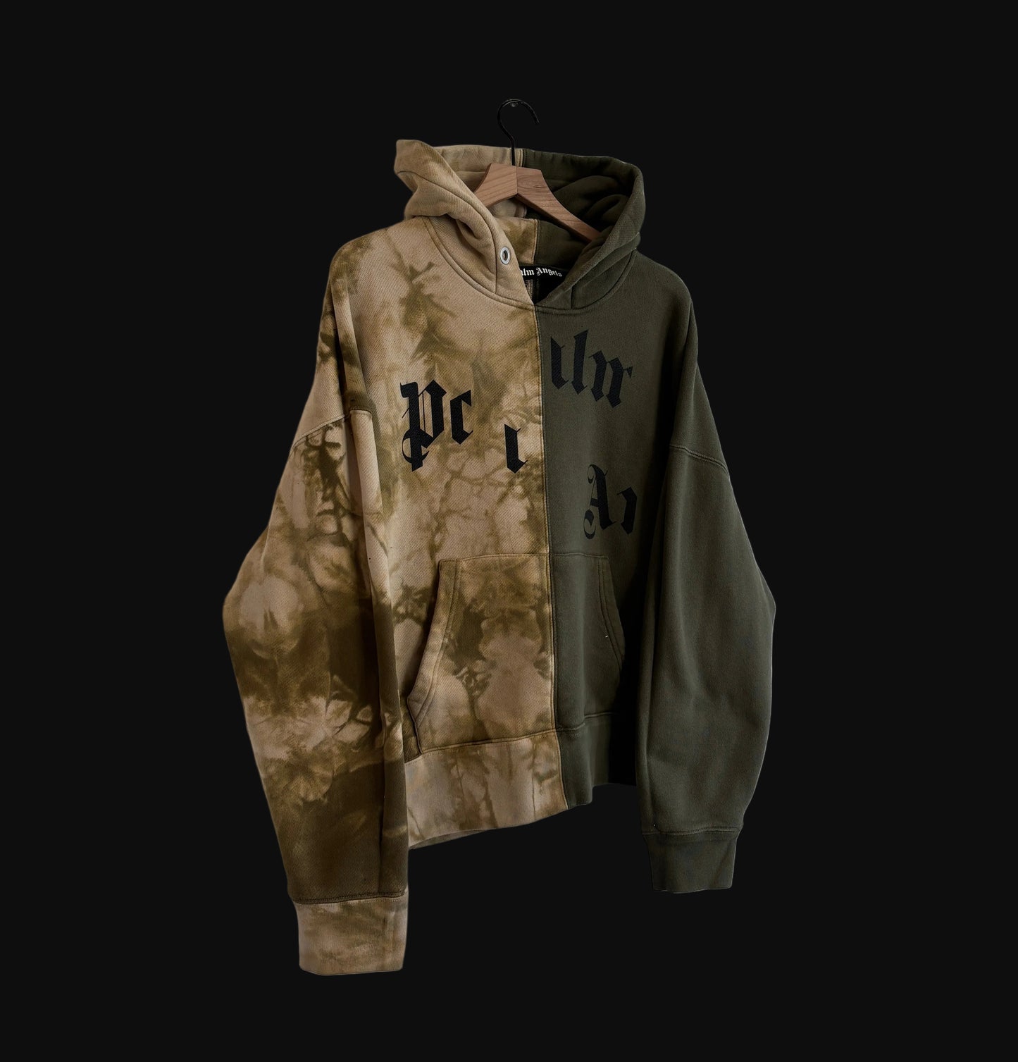 Palm Angels Broken Logo Hoodie - Size Large - Pre-Owned