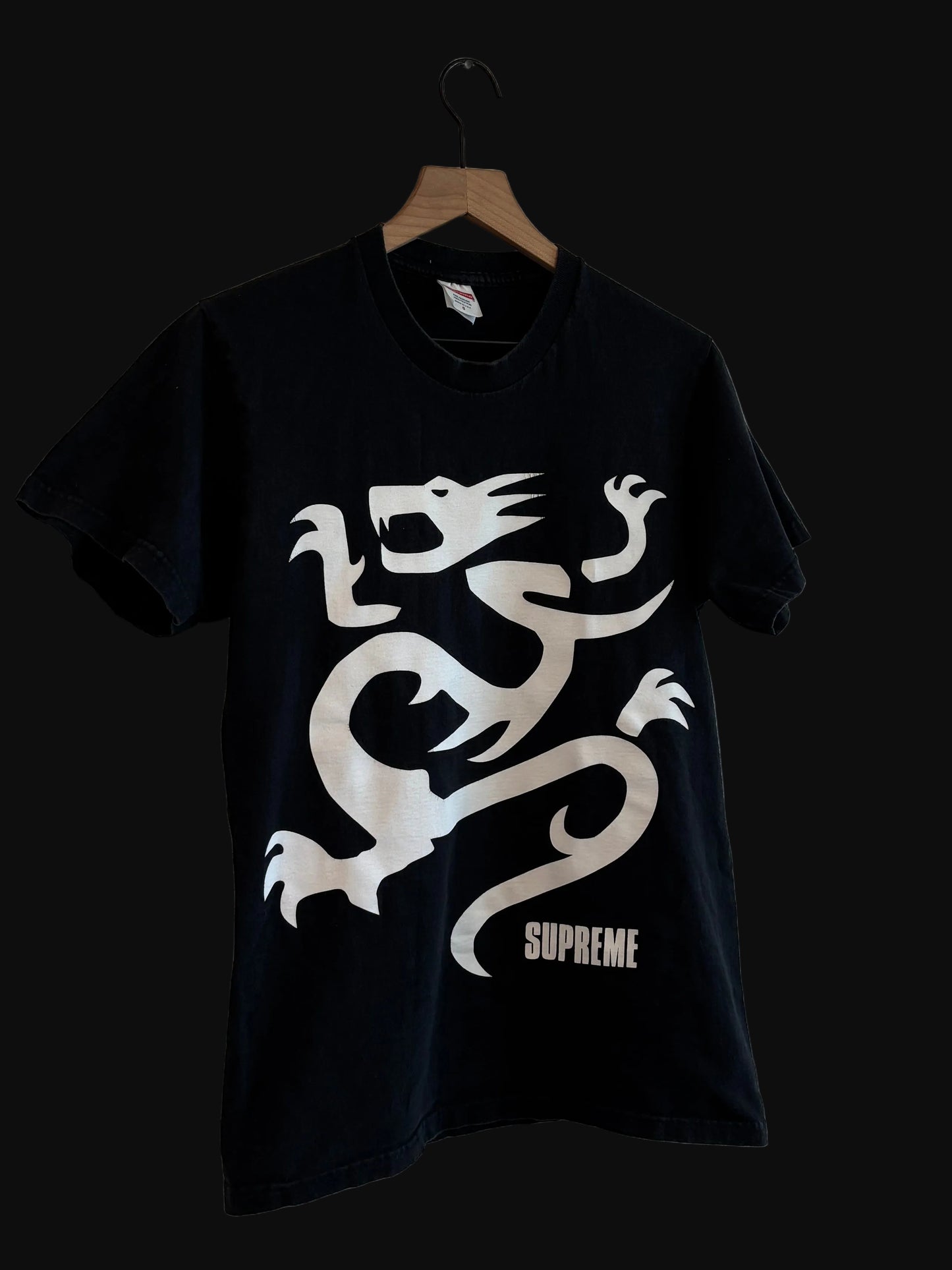 Supreme x Mobb Deep Dragon Tee Black - Size Small - Pre-Owned