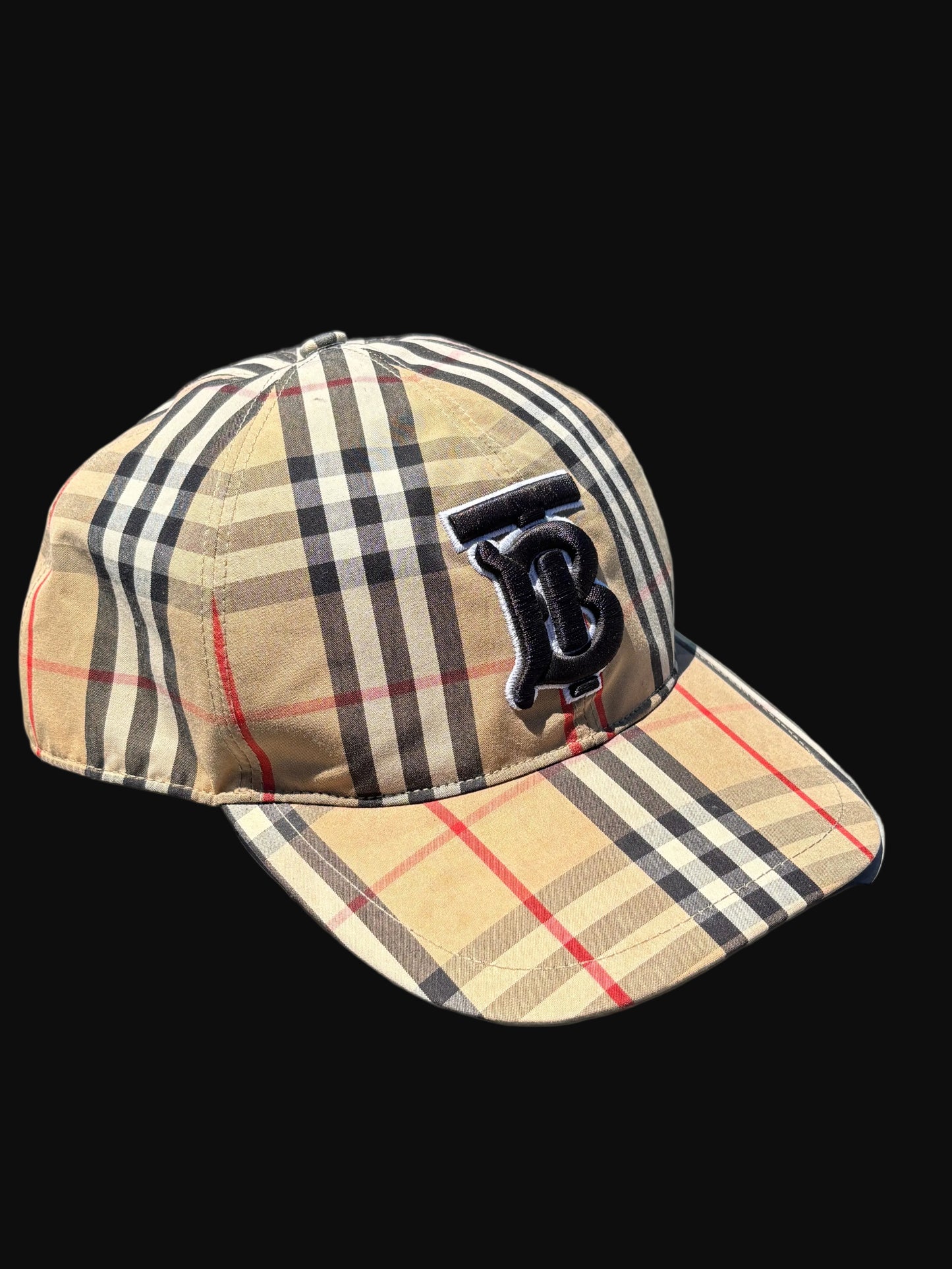 Burberry Check Baseball Cap - Pre-Owned