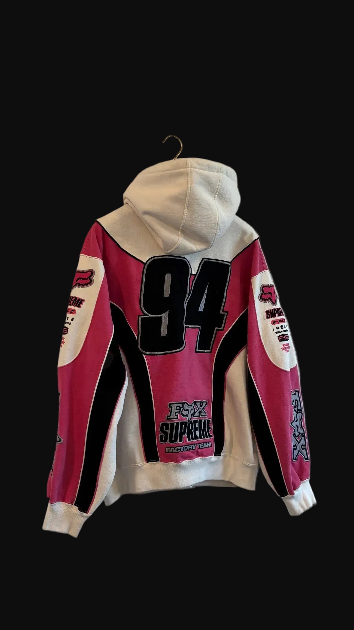 Supreme x Fox Racing Zip-Up - Size Large - Pre-Owned