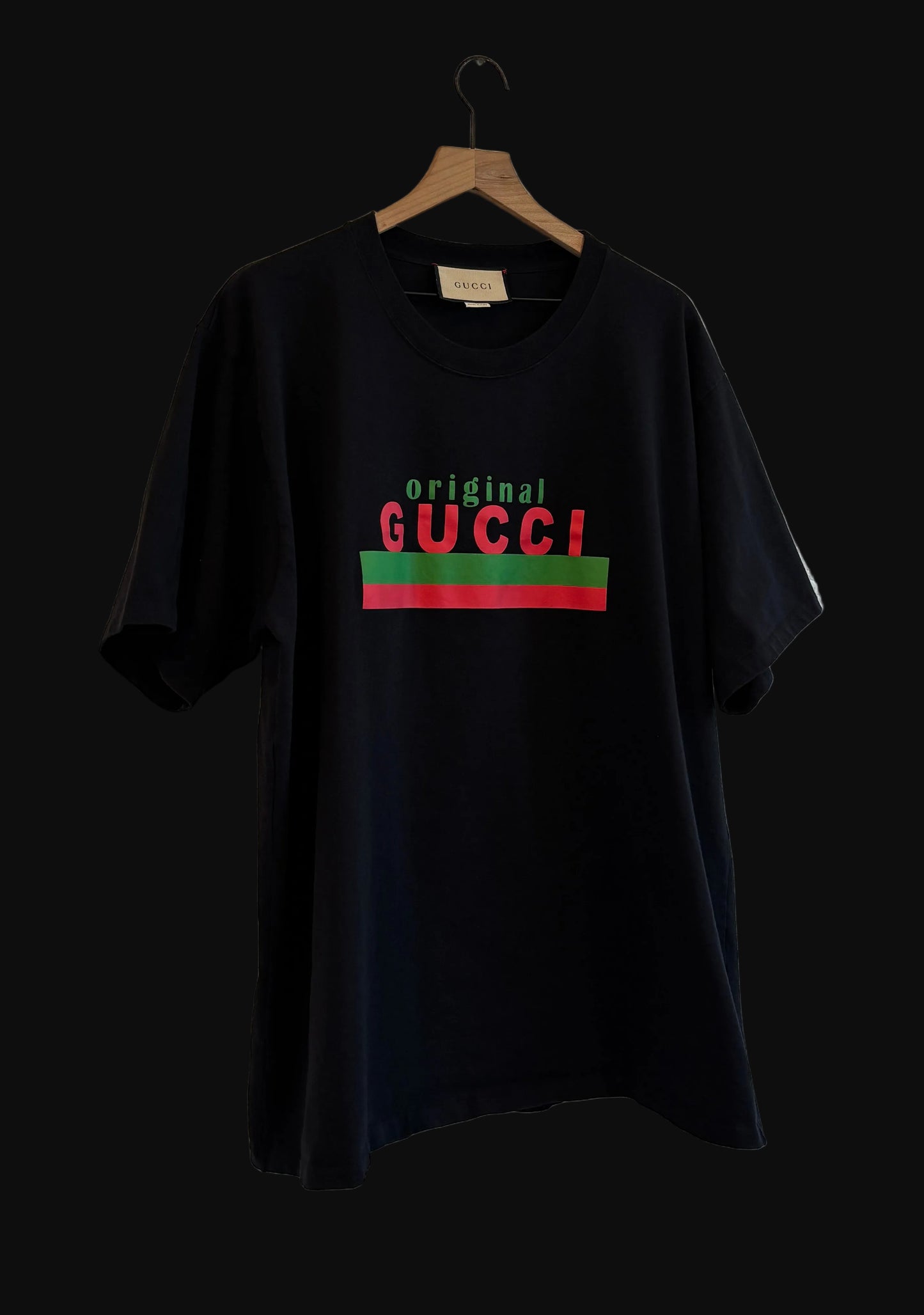 Gucci "Original Gucci" Printed Tee - Size 2XL - Pre-Owned