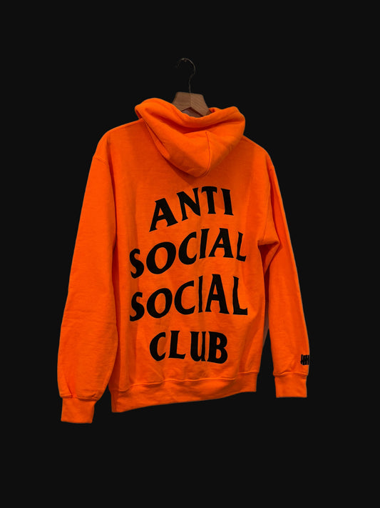 ASSC x Undefeated Paranoid Hoodie Orange - Size Small - Brand New