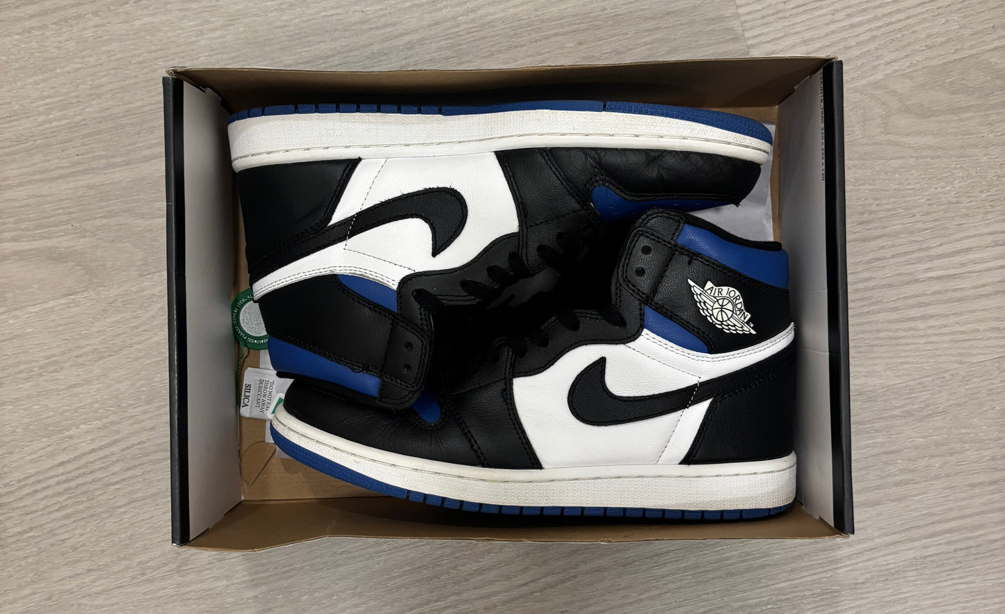 Jordan 1 High Royal Toe - Size 9 - Pre-Owned