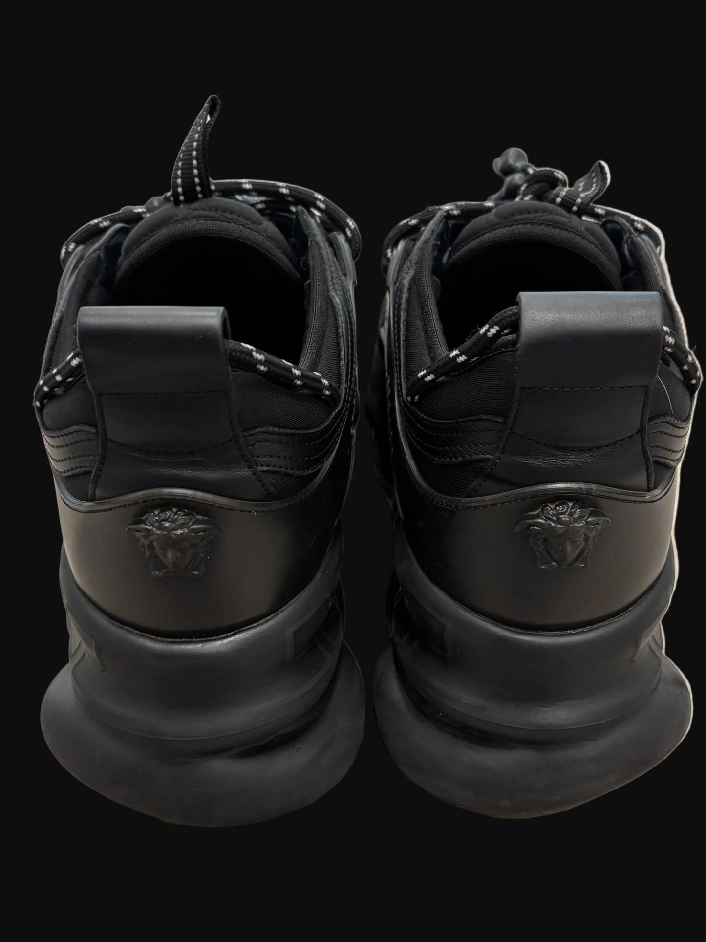 Versace Chain Reaction Sneaker Black - Size 43 - Pre-Owned